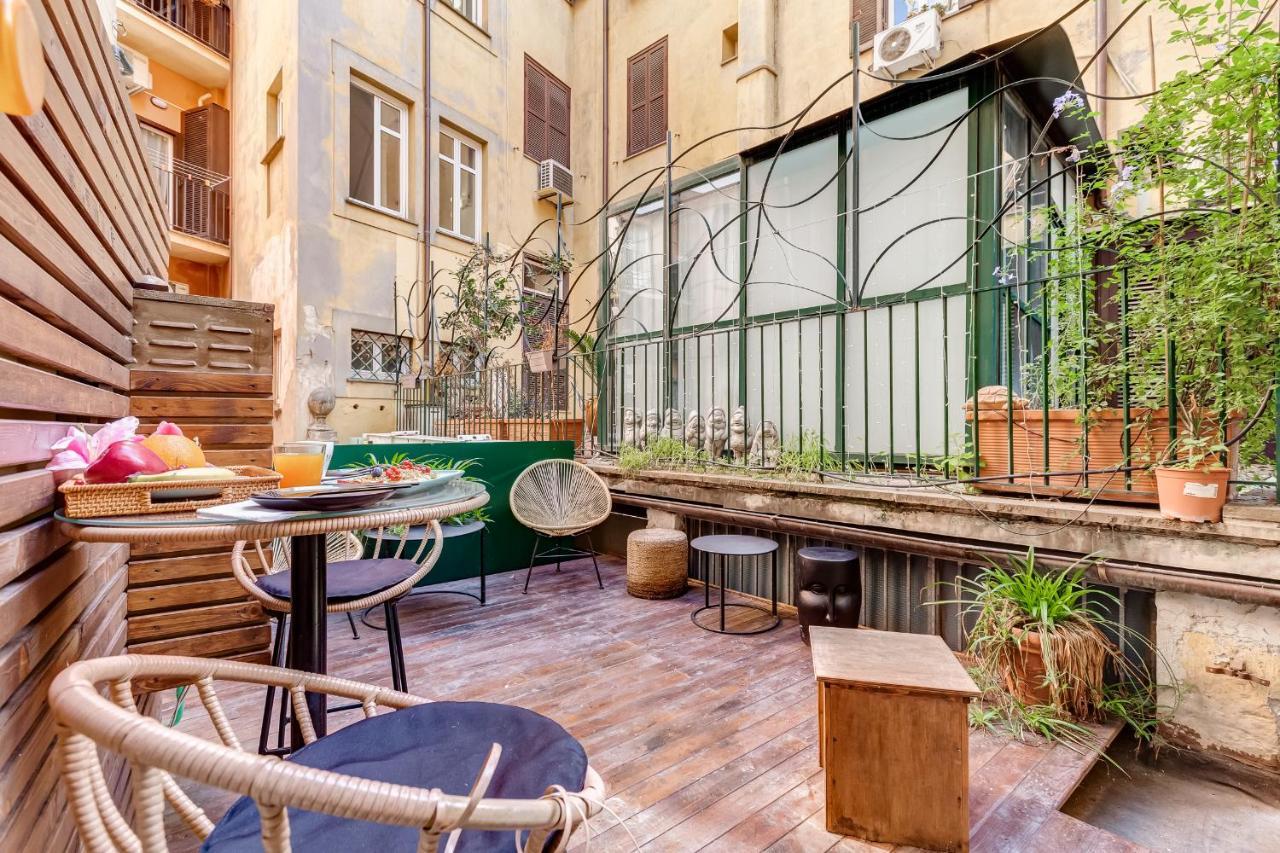 Spanish Steps Macelli Apartment With Terrace Rome Exterior photo